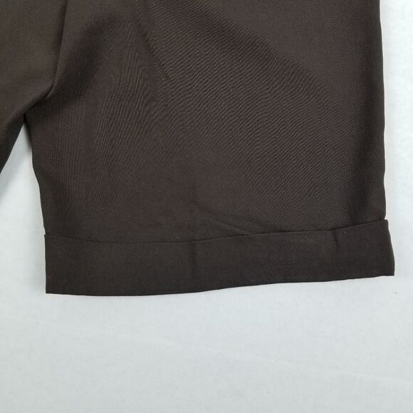 Apt. 9 Ava Cuffed Hem Chocolate Brown Dress Shorts - Picture 7 of 8